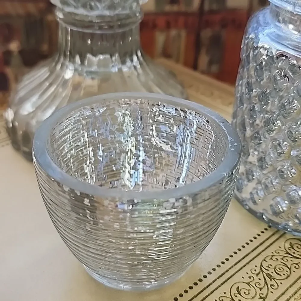 Pottery Barn Candlestick Included In Set Of 5Height & Textured Candleholders #3C
